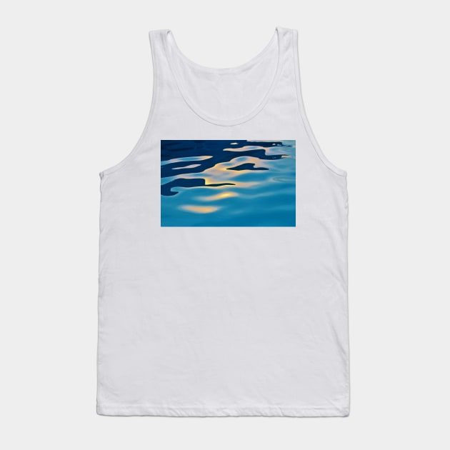 Sun Reflection In Pool Tank Top by Cynthia48